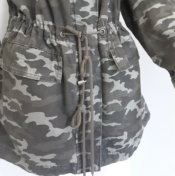 UNIVERSAL THREAD 100% Cotton Camo Utility Field Anorak Jacket Sz. L - Picture 6 of 12